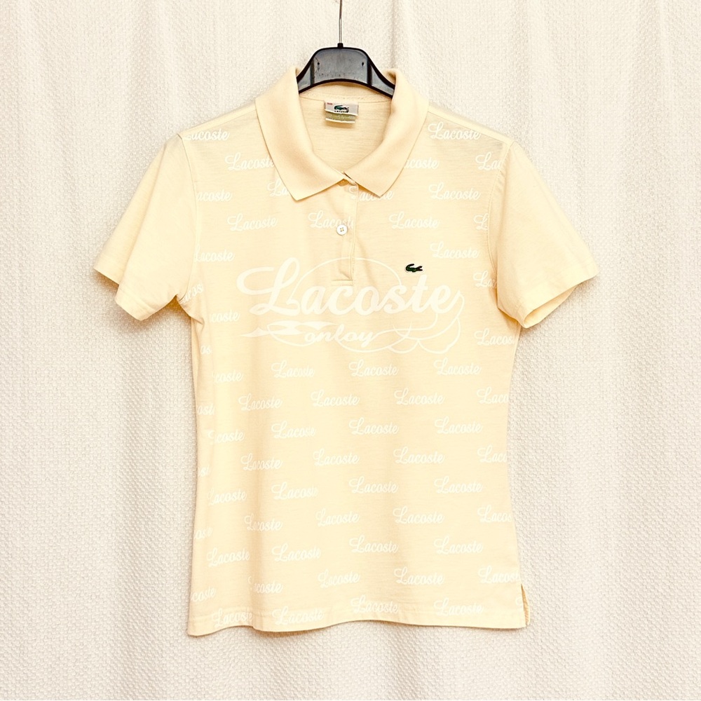 Lacoste Women's Yellow Polo Shirt